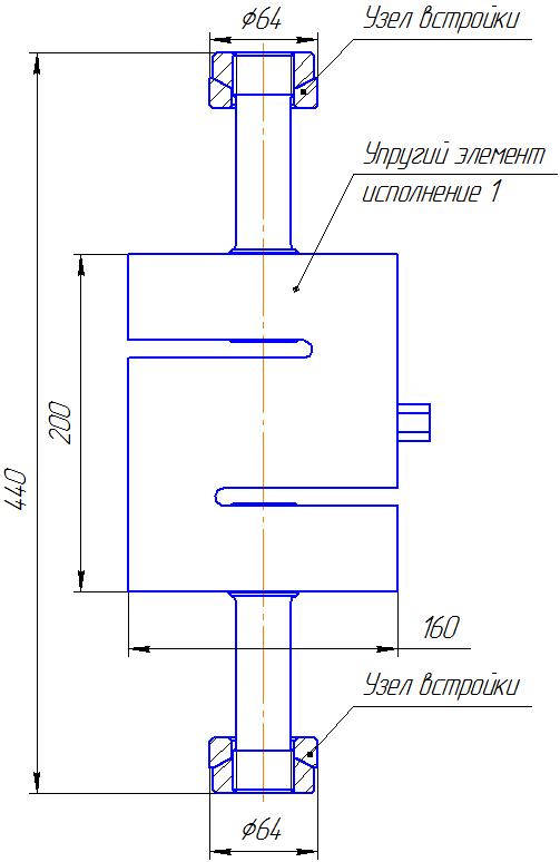 Вариант исполнения 1 - ДМУ-150/1-КМГ4