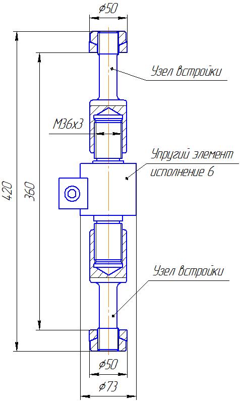 Вариант исполнения 6 - ДМР-100/6-КМГ4