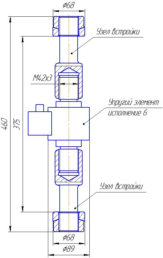 Вариант исполнения 6 - ДМР-300/6-КМГ4