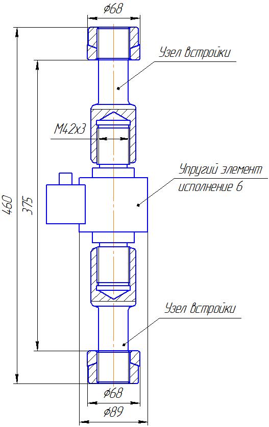 Вариант исполнения 6 - ДМР-300/6-КМГ4