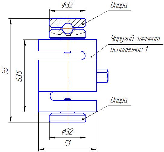 Вариант исполнения 1 - ДМC-1/1-КМГ4