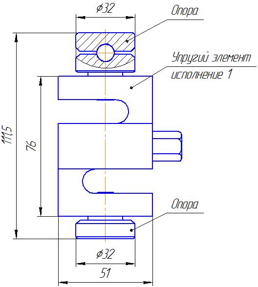 Вариант исполнения 1 - ДМУ-5/1-КМГ4